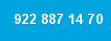 922 887 14 70 922 887 14 70